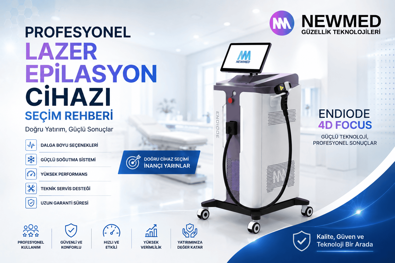 profesyonel lazer epilasyon cihazı